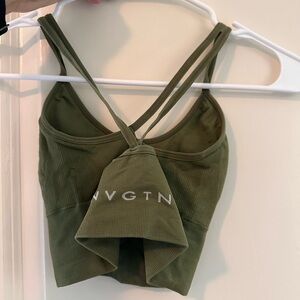 NVGNT army green sports bra